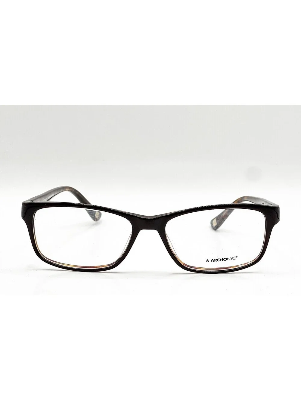 Marchon Nyc Flatiron 210 Brown Authentic Eyeglasses 52-16-140